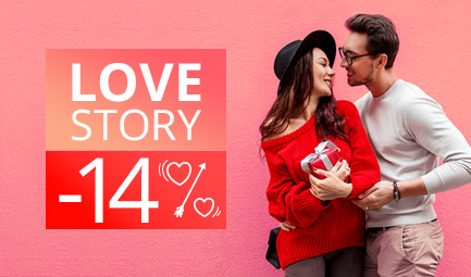 На вашу Love Story -14%
