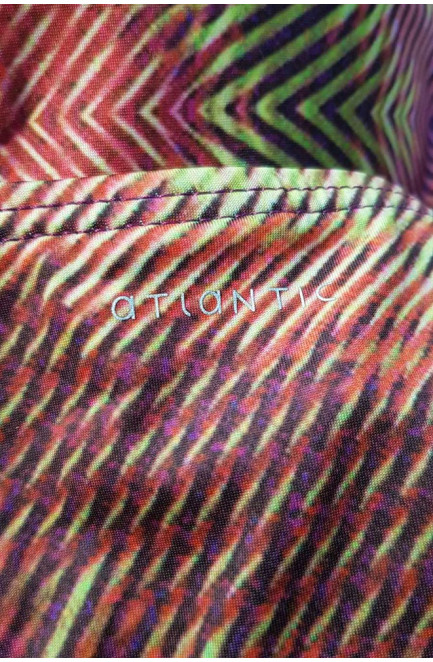 Купальник женский полоса фиолетовый (сдельный) 121297L