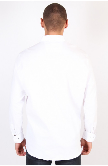 Рубашка мужская батальная белая размер 6XL 3465