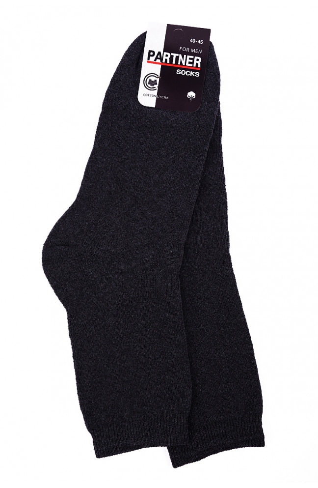 Носки махровые мужские темно-серые размер 40-45 127137L