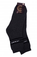 Шкарпетки махрові чоловічі темно-сірі розмір 41-43 127136L