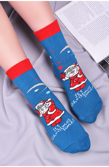 Шкарпетки махрові жіночі новорічні розмір 38-40 127145L