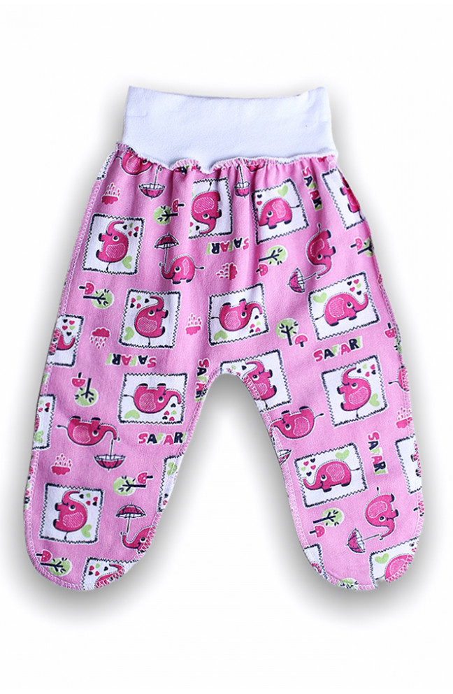 Ползуны на резинке розовые 112353L