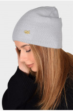 Шапка женская серая 126296L