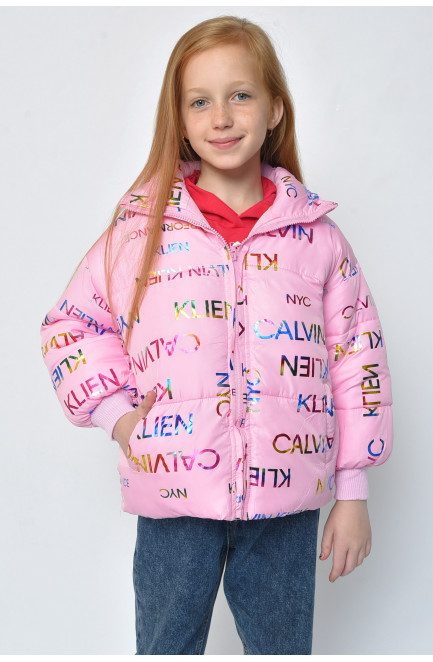 Куртка демисезонная девочка розовая 127688L
