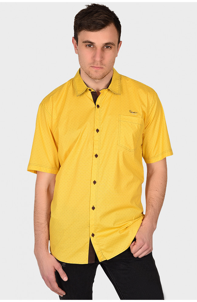 Рубашка мужская желтая размер 3XL 128957L