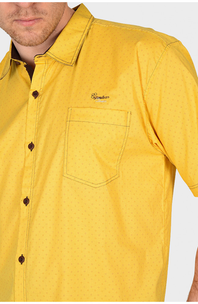 Рубашка мужская желтая размер 3XL 128957L