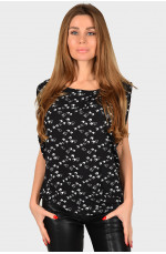 Блуза женская черная размер S 129085L
