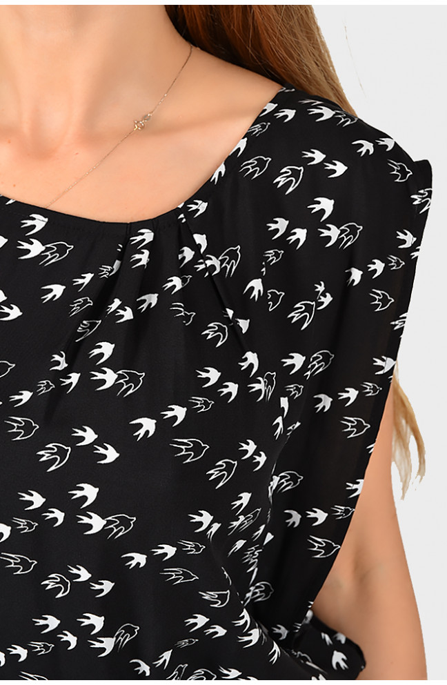 Блуза женская черная размер S 129085L