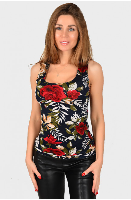 Майка женская темно-синяя 129612L