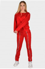 Спортивный костюм женский красный 129929L