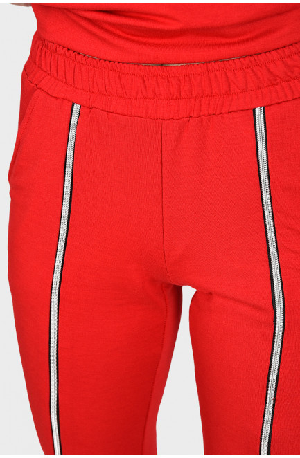 Спортивный костюм женский красный 129929L