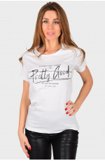 Футболка женская белая 130023L