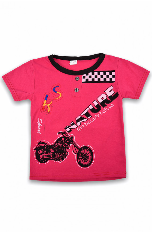 Футболка детская малиновая 130036L