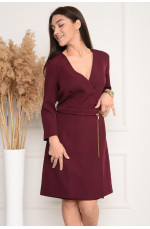 Платье женское бордовое размер 38 130377L