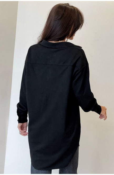 Рубашка женская черная 130410L