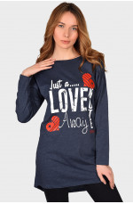 Туника женская серая 130848L