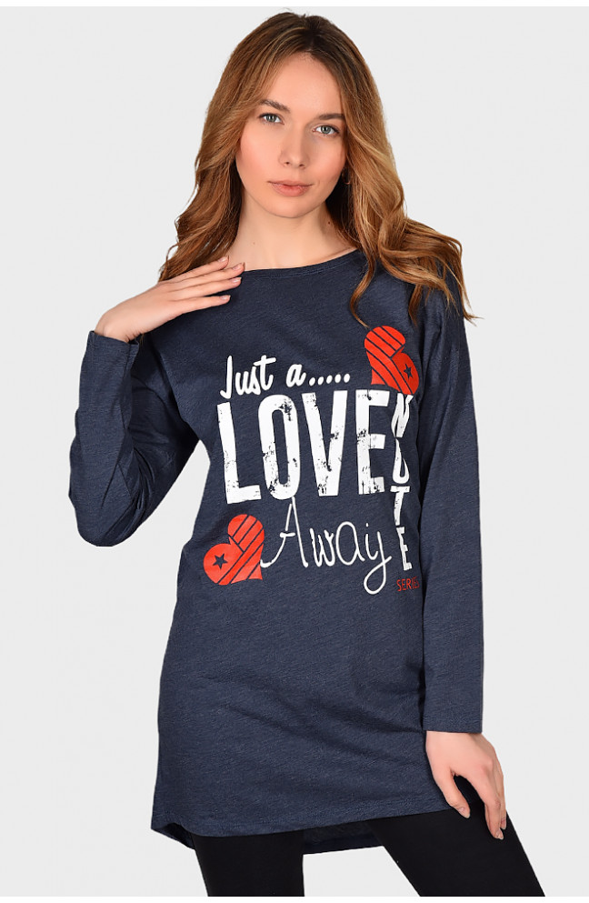 Туника женская серая 130848L