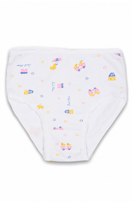 Трусики  детские девочка белые размер 7-8 131052L