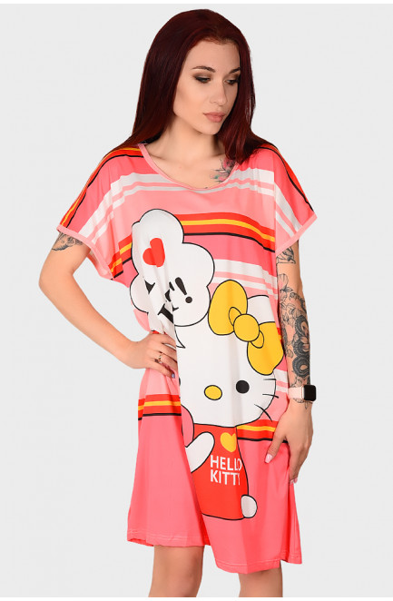 Ночнушка женская коралловая размер XL 131288L