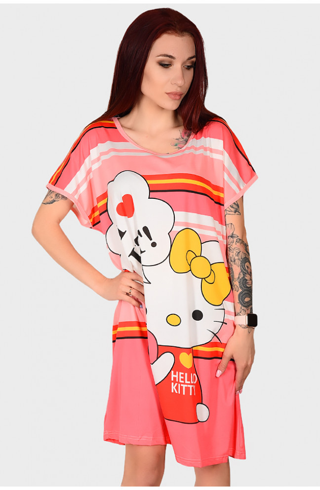 Ночнушка женская коралловая размер XL 131288L