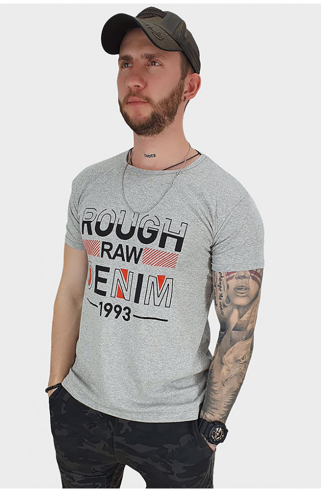 Футболка мужская серая 131734L