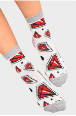 Шкарпетки жіночі білі розмір 36-40 131918L