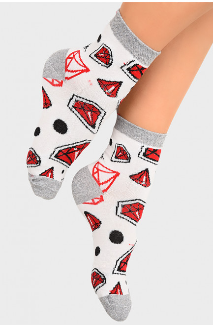 Шкарпетки жіночі білі розмір 36-40 131918L