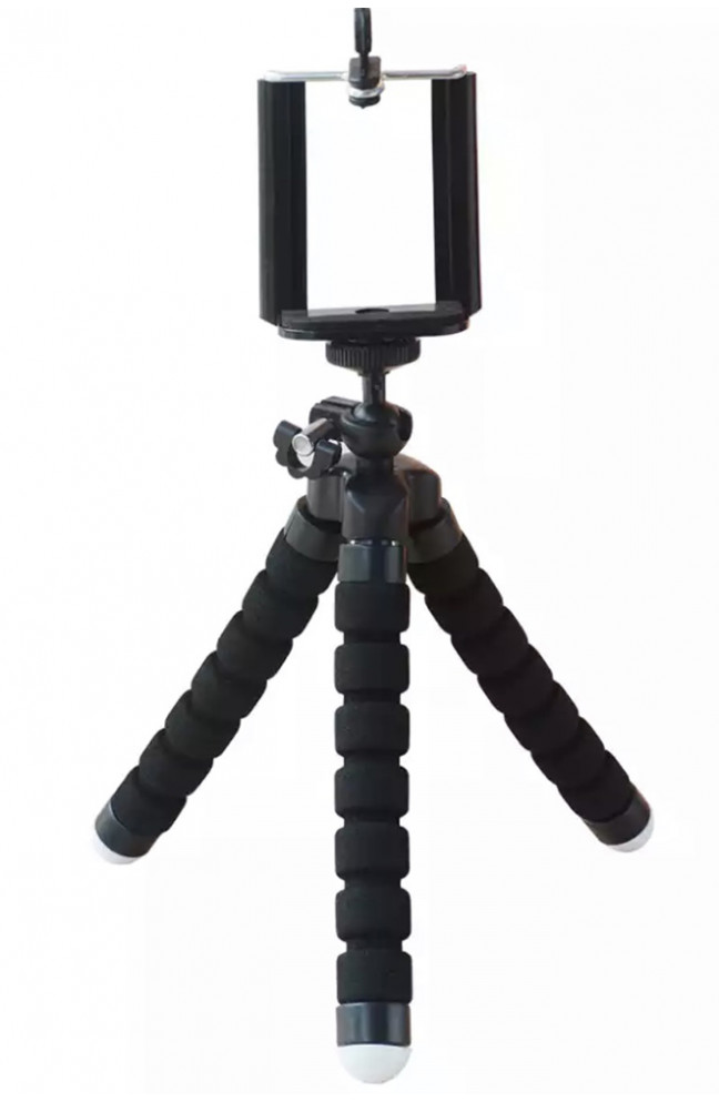 Гибкий штатив для телефона черный 132255L