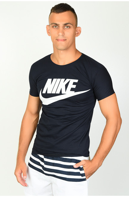 Футбока мужская темно-синяя 133147L