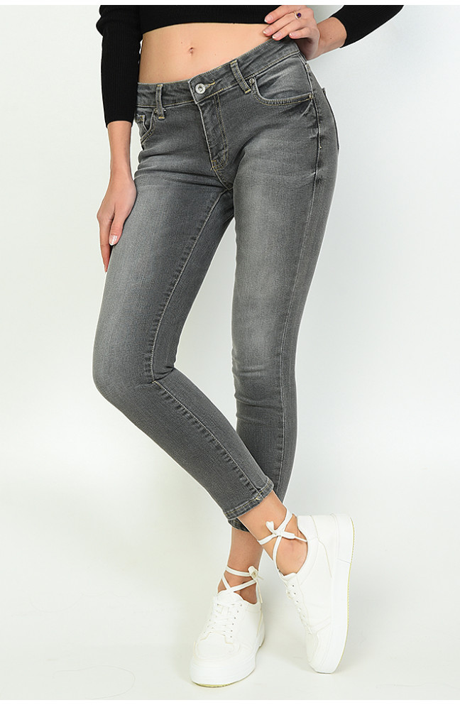 Джинсы женские серые размер 27 135655L