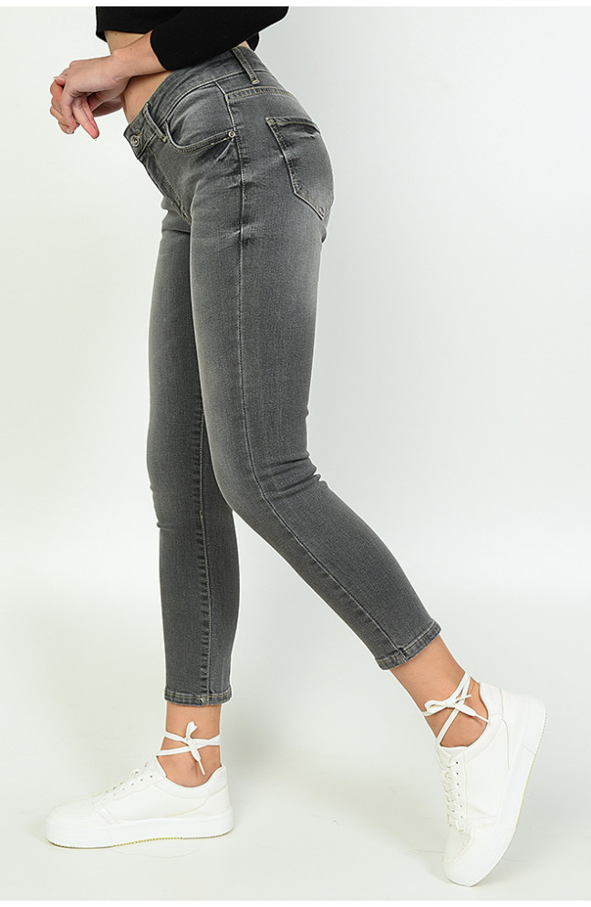 Джинсы женские серые размер 27 135655L