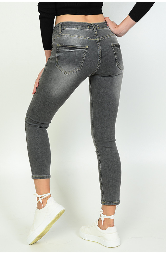 Джинсы женские серые размер 27 135655L