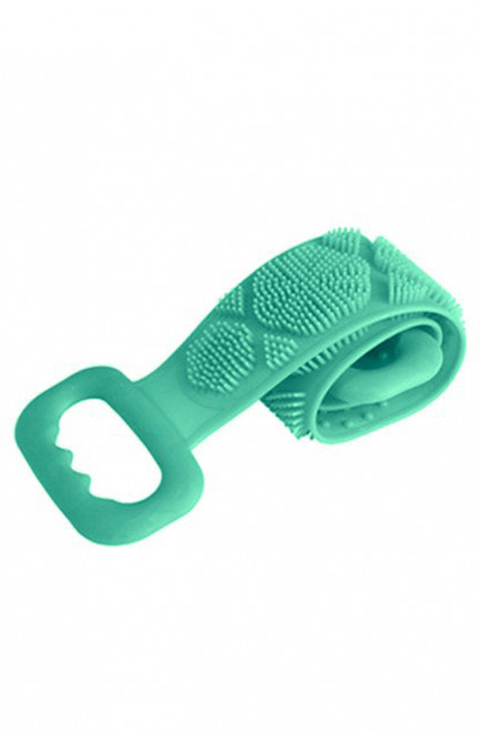 Двусторонняя силиконовая мочалка-массажер для тела Silica Gel Bath Brush 136165L