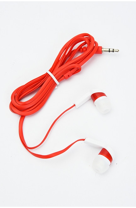 Навушники провідні червоні 3.5mm 136405L