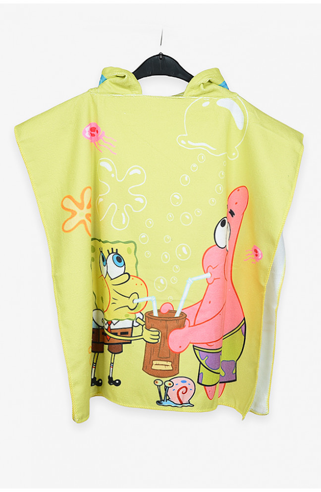 Полотенце детское с капюшоном желтый 136455L