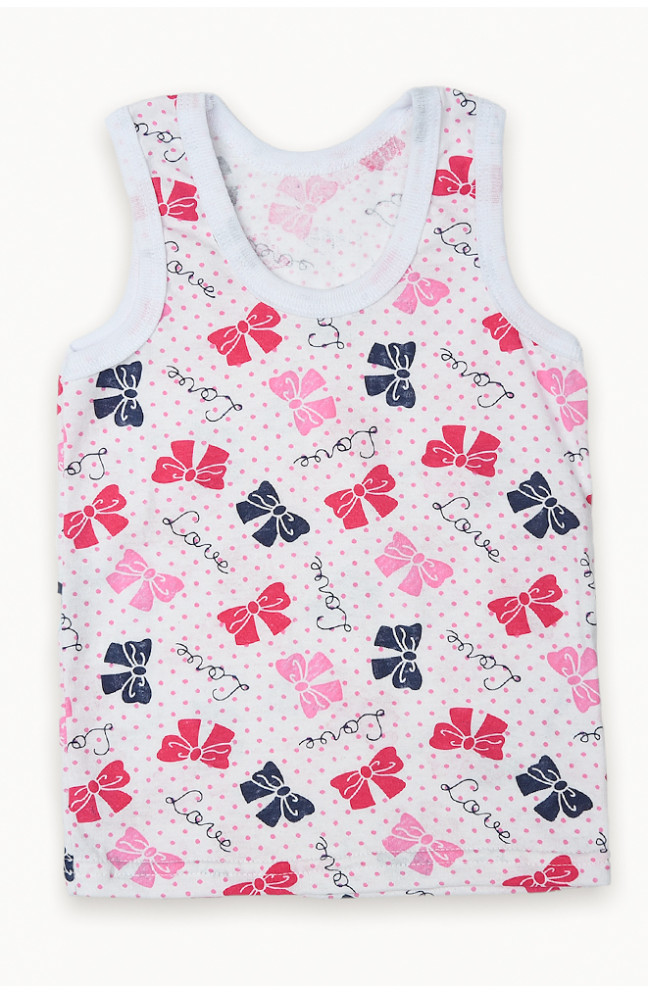 Майка девочка белая 136663L