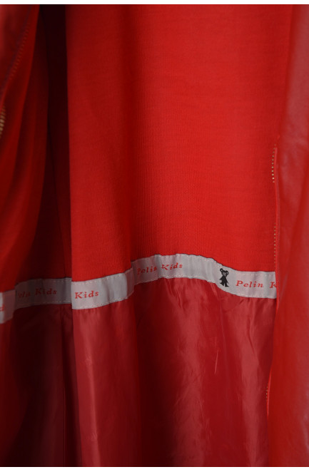 Плащ подросток красный 136739L