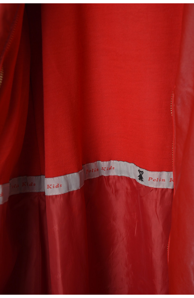 Плащ подросток красный 136739L