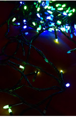 Гирлянда LED 200 ламп черная 137252L