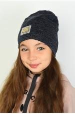 Шапка детская темно-синяя 137764L