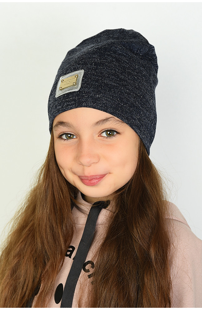 Шапка детская темно-синяя 137764L