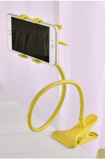 Гибкий держатель для телефона желтый 138245L