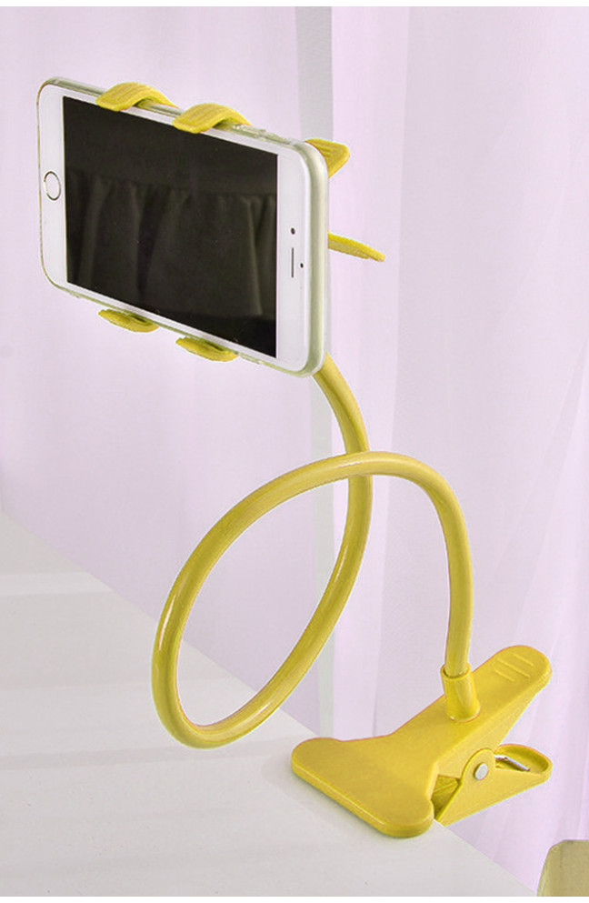Гибкий держатель для телефона желтый 138245L