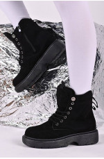 Ботинки зимние женские черные 138443L