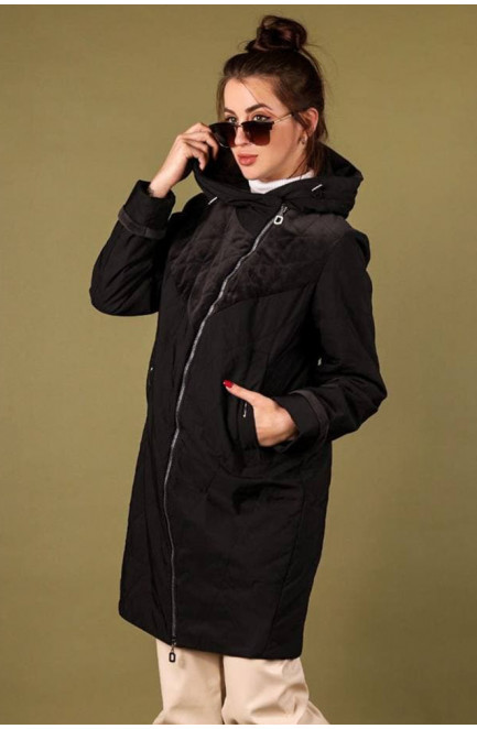 Куртка демисезон женская черная 138586L