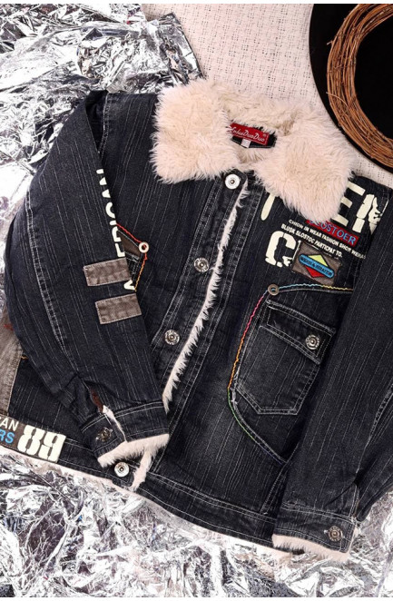 Куртка подросток темно-серая 138831L