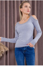 Свитер женский серый 139129L