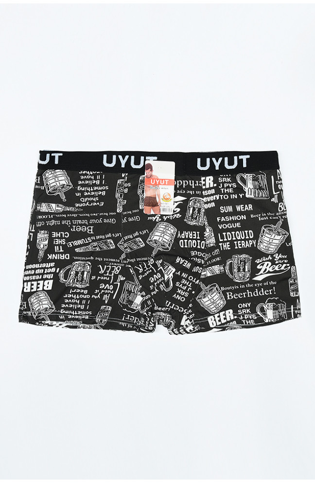Боксеры мужские черные размер 2XL 139354L
