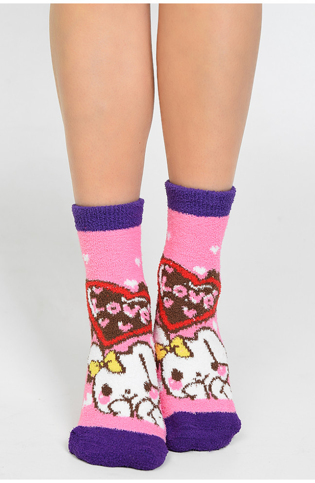 Носки женские теплые розовые размер 36-40 139502L